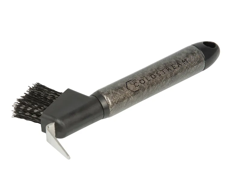 Coldstream Shine Hoof Pick - Black/Silver